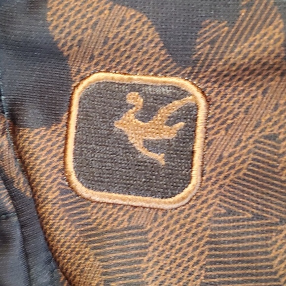 AND1 Hoodie Sweatshirt Mens Size XL Brown, Dark Orange Camo Pullover Bas… - Picture 8 of 13